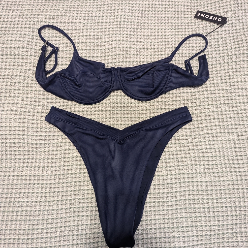Navy Bikini Set